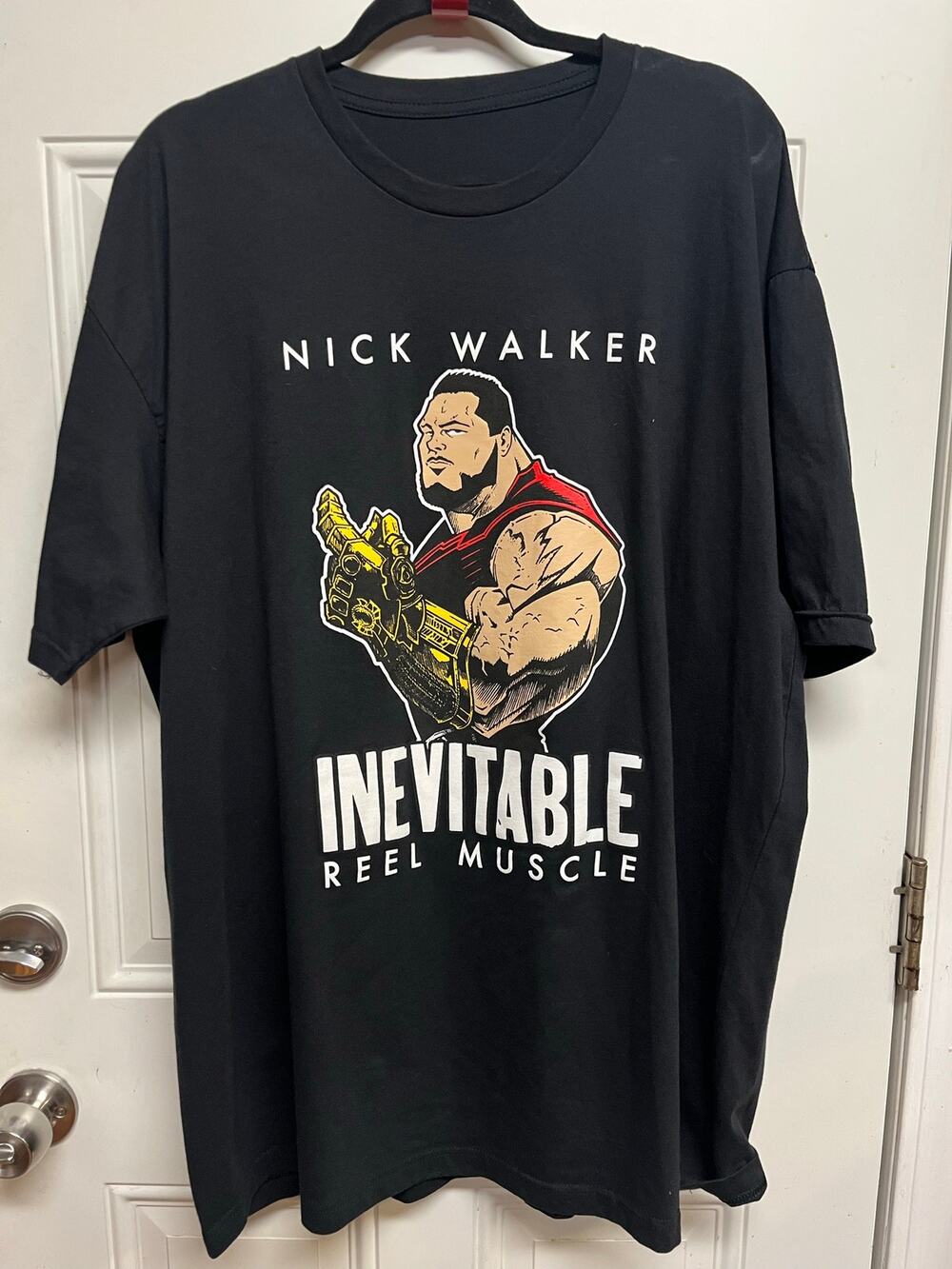 Nick Walker Inevitable Reel Muscle Mens Tshirt